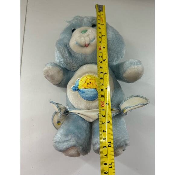 Care Bears 11” Baby Tugs Blue Plush Diaper Toy Vintage 1983 Kenner 80s - Picture 7 of 7